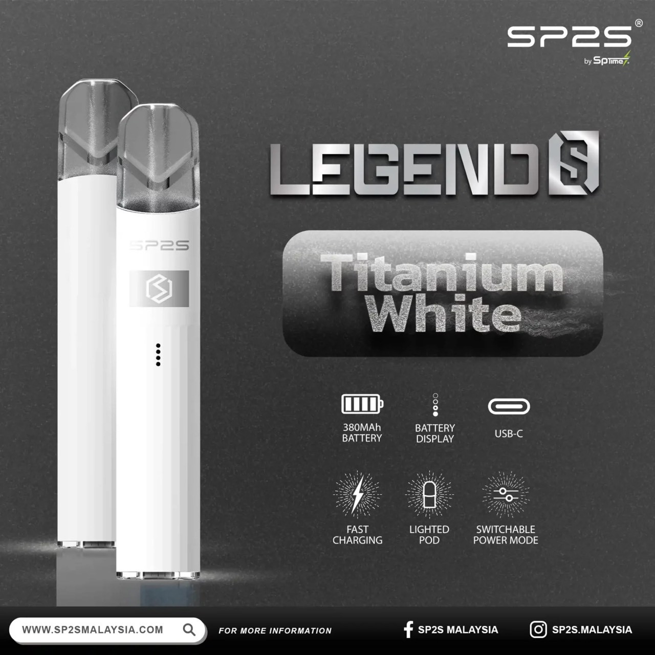 <p><strong>SP2S 鈦色主機<br />
一代通用/兩段式功率</strong></p>